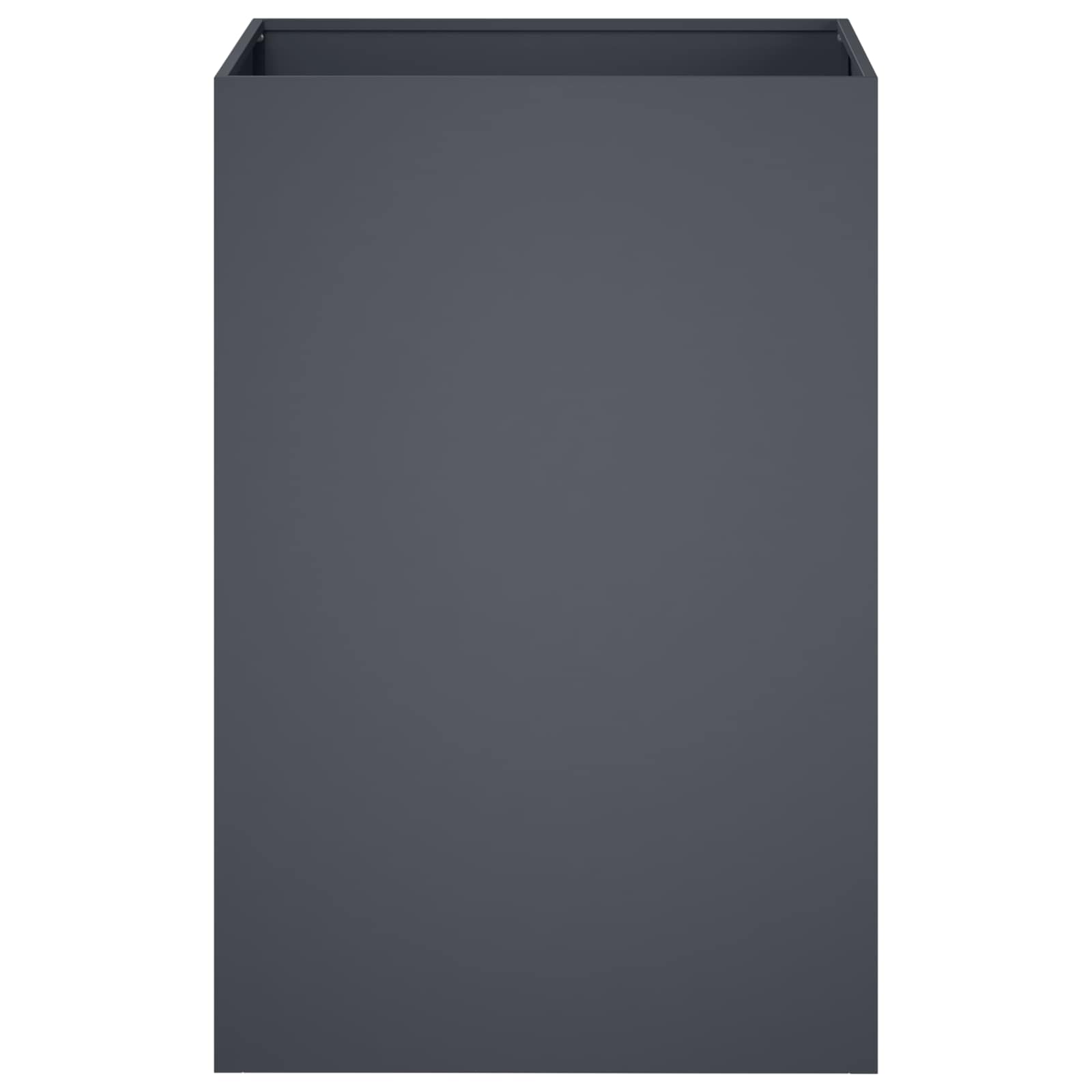 Plantenbak Antraciet 50 x 50 x 75 cm Koudgewalst staal