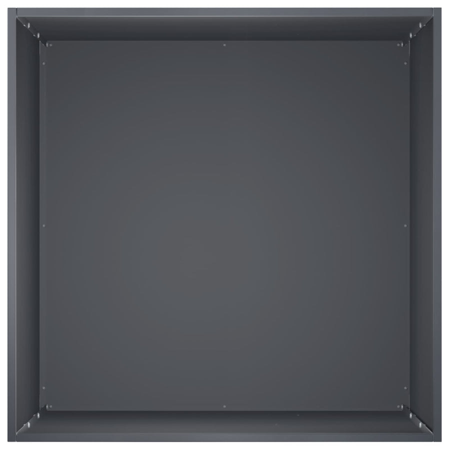 Plantenbak Antraciet 50 x 50 x 75 cm Koudgewalst staal