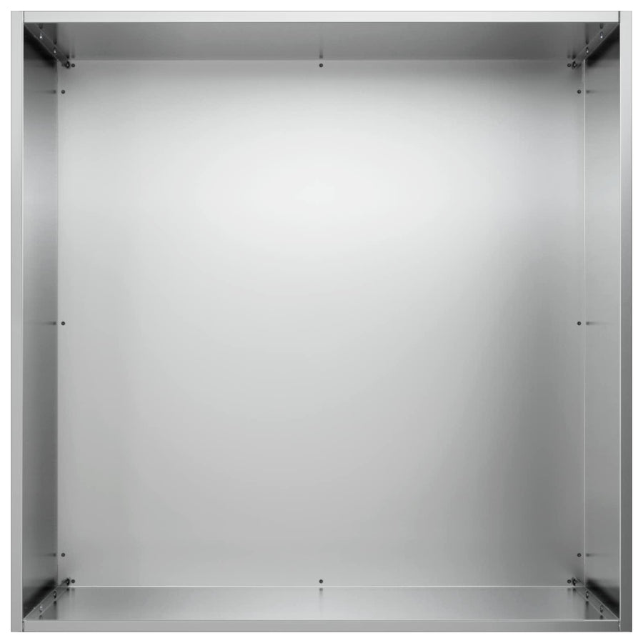 Plantenbak 2 st zilver 50 x 50 x 75 cm Gegalvaniseerd staal