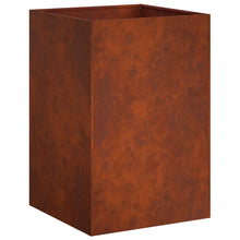 Plantenbak Roestkleurig 50 x 50 x 75 cm weervast staal