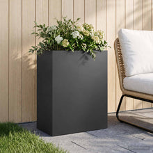 Plantenbak Zwart 40 x 20 x 40 cm Koudgewalst staal