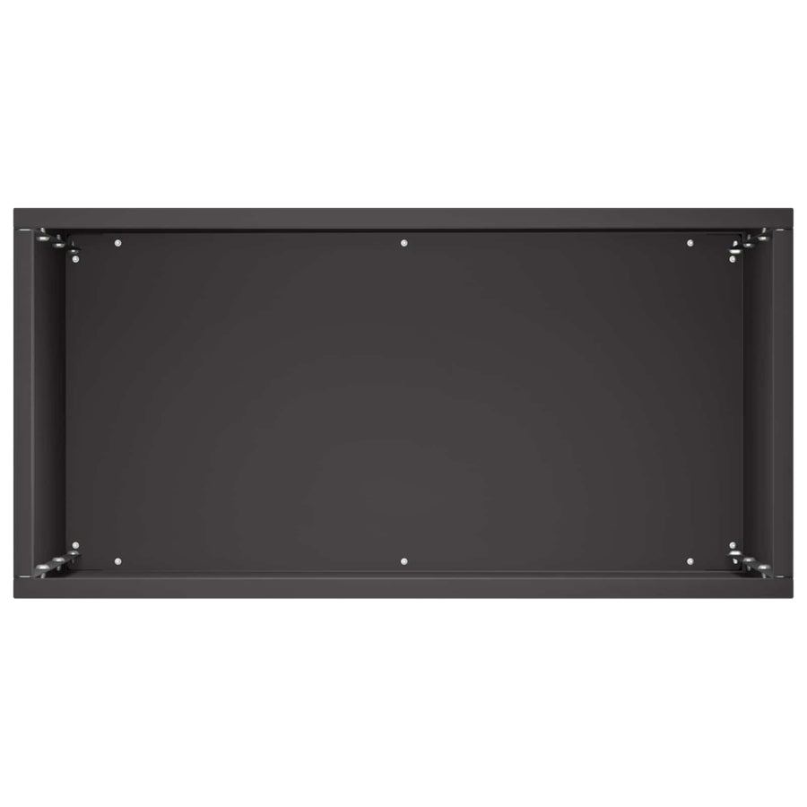Plantenbak Zwart 40 x 20 x 40 cm Koudgewalst staal