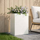 Plantenbak 40x20x40 cm koudgewalst staal wit