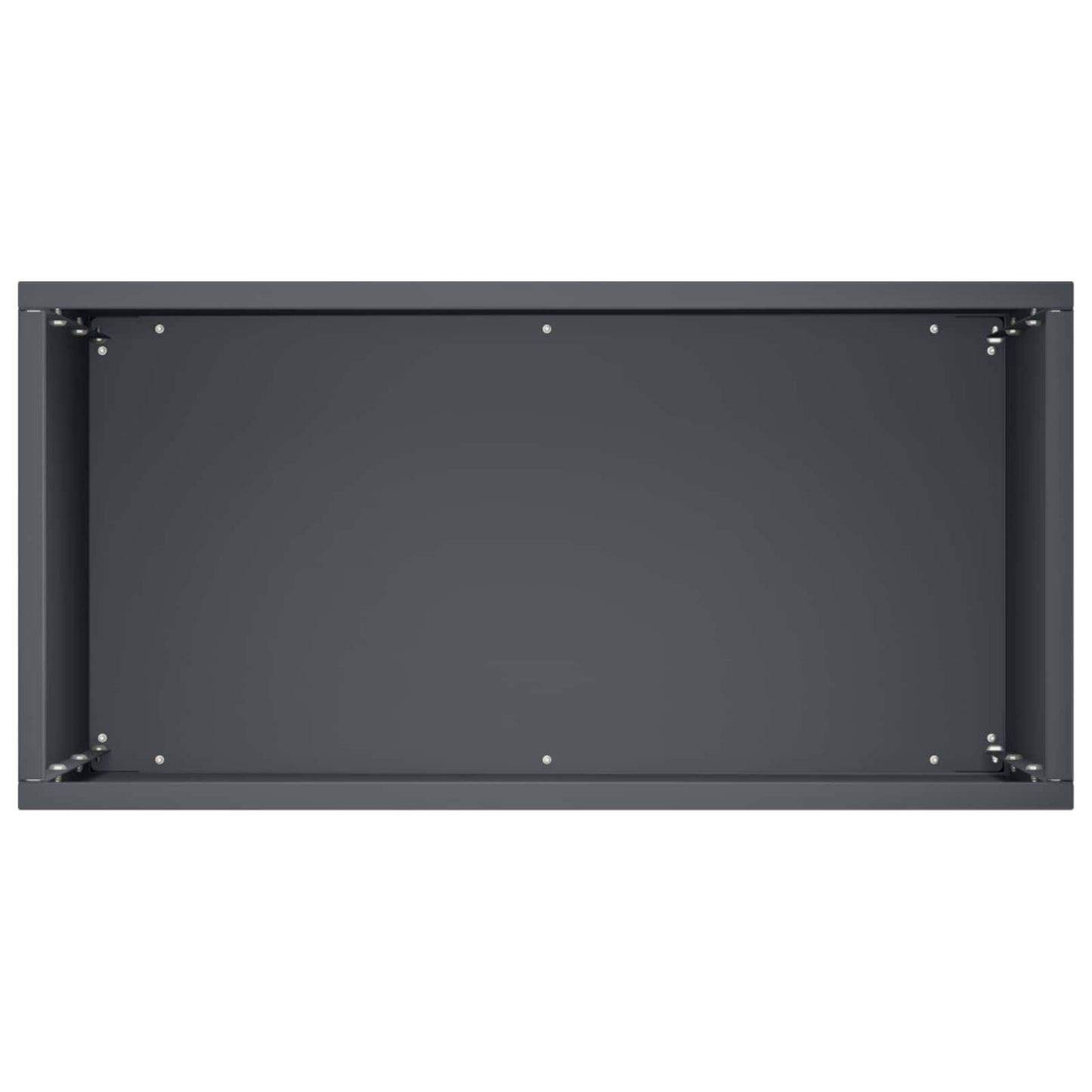 Plantenbak 2 st Antraciet 40 x 20 x 40 cm Koudgewalst staal