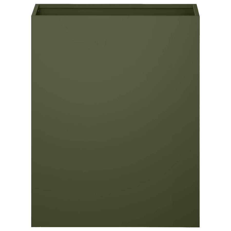 Plantenbak Olijfgroen 40 x 20 x 40 cm Koudgewalst staal