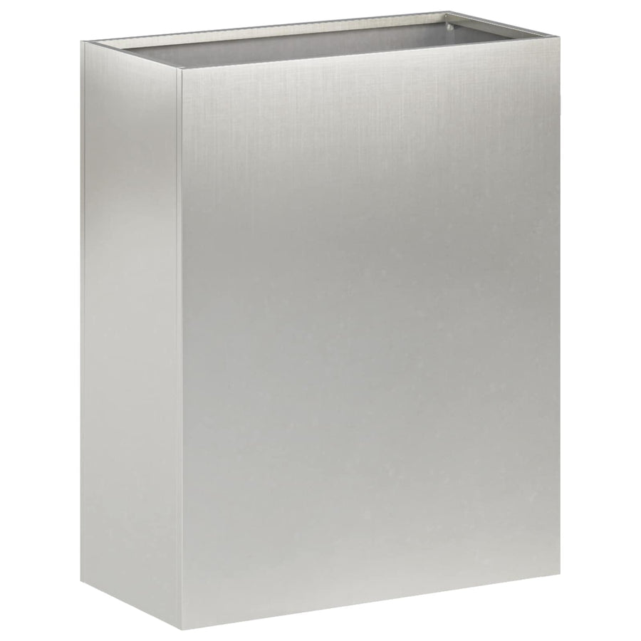 Plantenbak zilver 40 x 20 x 40 cm Roestvrij staal
