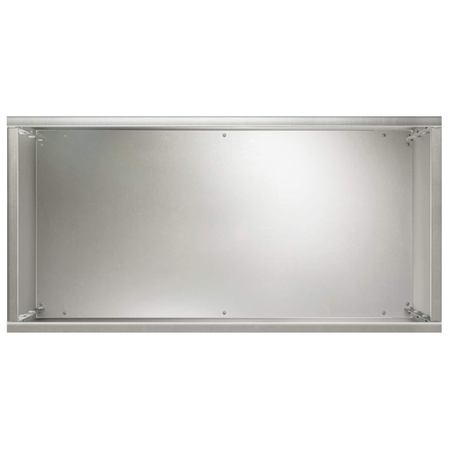 Plantenbak zilver 40 x 20 x 40 cm Roestvrij staal