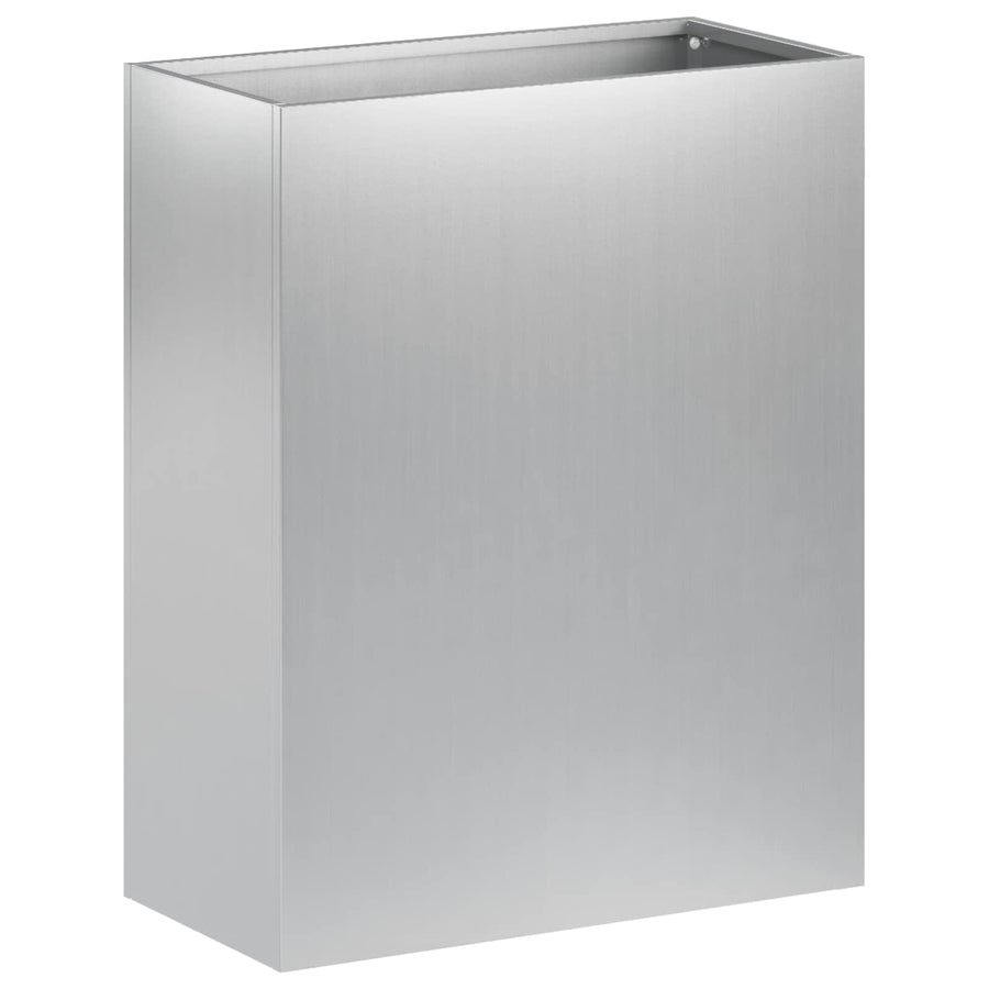 Plantenbak zilver 40 x 20 x 40 cm Gegalvaniseerd staal