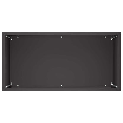 Plantenbak Zwart 40 x 20 x 50 cm Koudgewalst staal