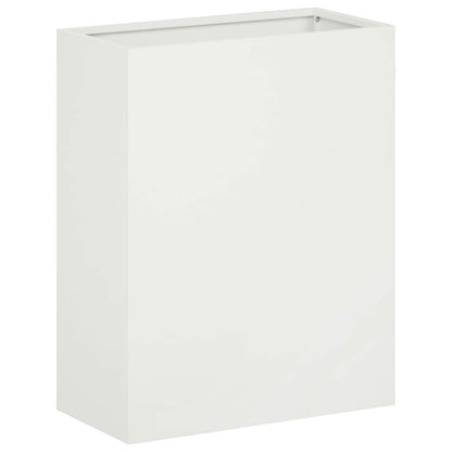 Plantenbak Wit 40 x 20 x 50 cm Koudgewalst staal
