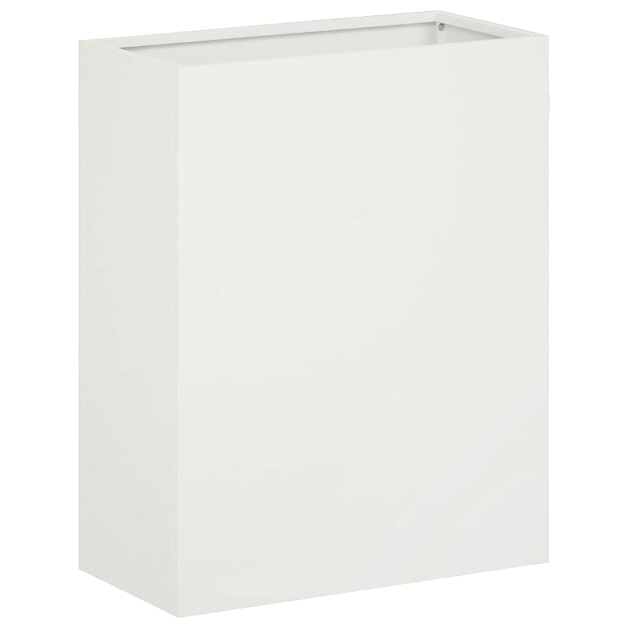 Plantenbak Wit 40 x 20 x 50 cm Koudgewalst staal