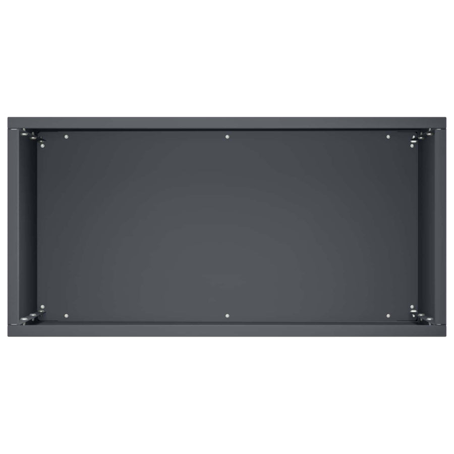 Plantenbak Antraciet 40 x 20 x 50 cm Koudgewalst staal