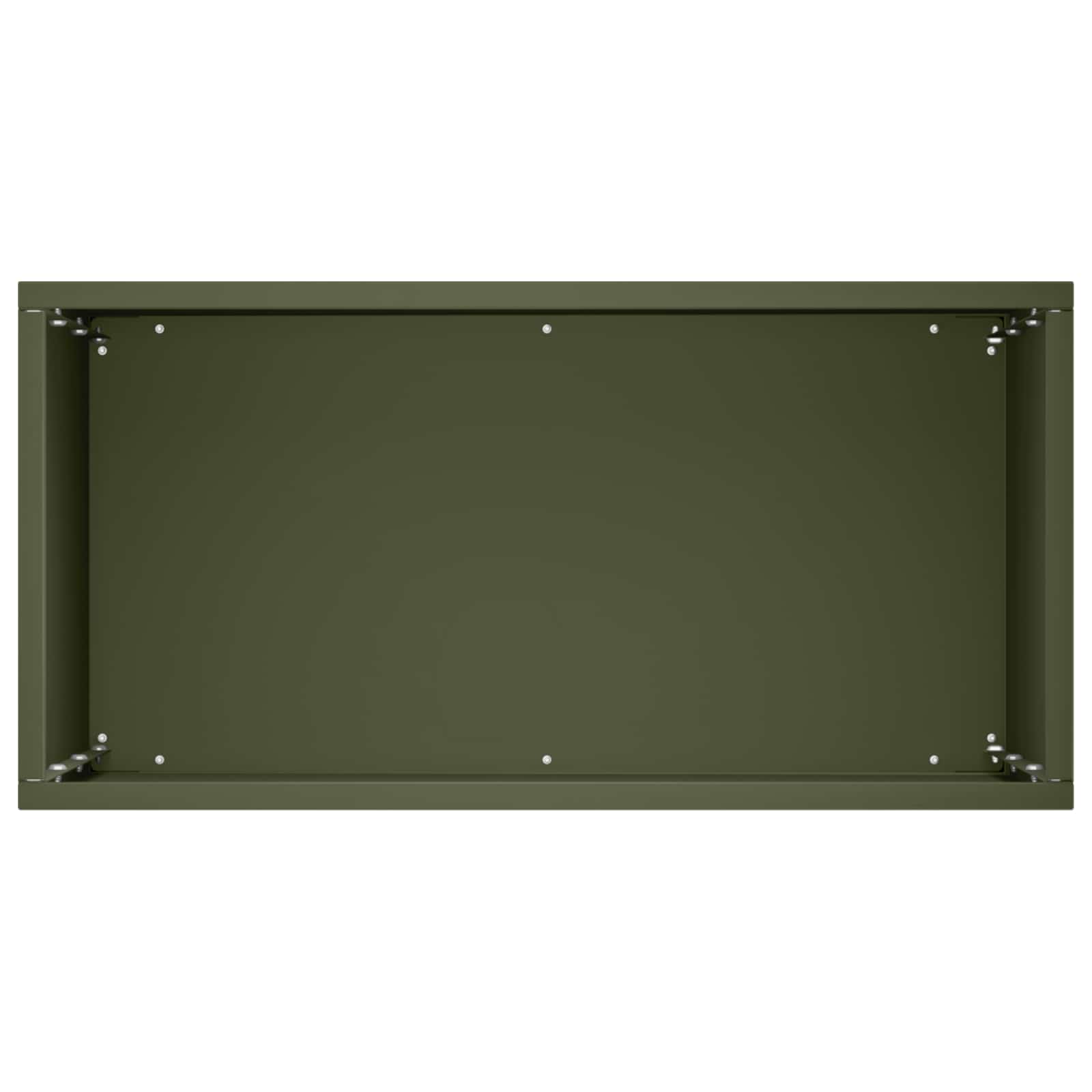 Plantenbak Olijfgroen 40 x 20 x 50 cm Koudgewalst staal