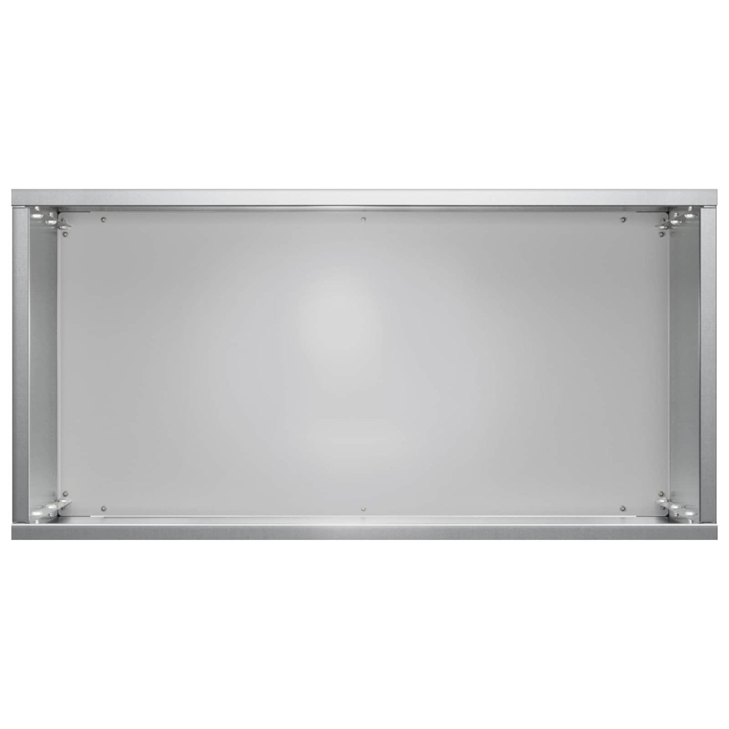 Plantenbak zilver 40 x 20 x 50 cm Gegalvaniseerd staal