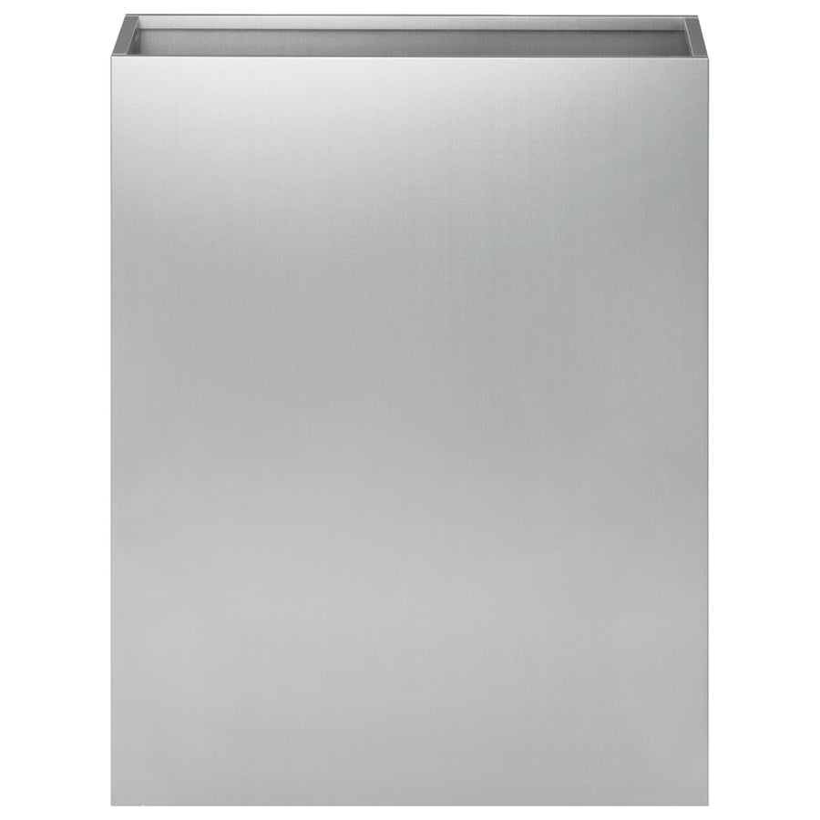 Plantenbak 2 st zilver 40 x 20 x 50 cm Gegalvaniseerd staal