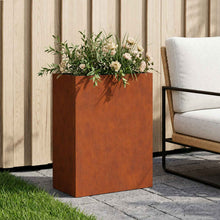 Plantenbak Roestkleurig 40 x 20 x 50 cm weervast staal