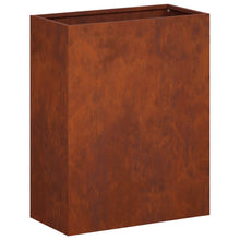 Plantenbak Roestkleurig 40 x 20 x 50 cm weervast staal