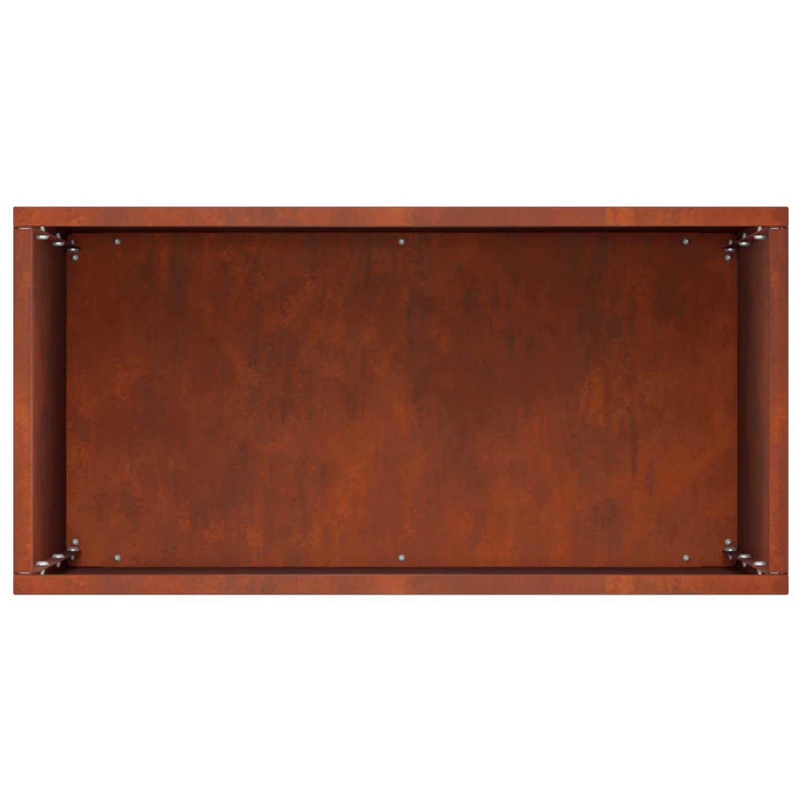 Plantenbak Roestkleurig 40 x 20 x 50 cm weervast staal