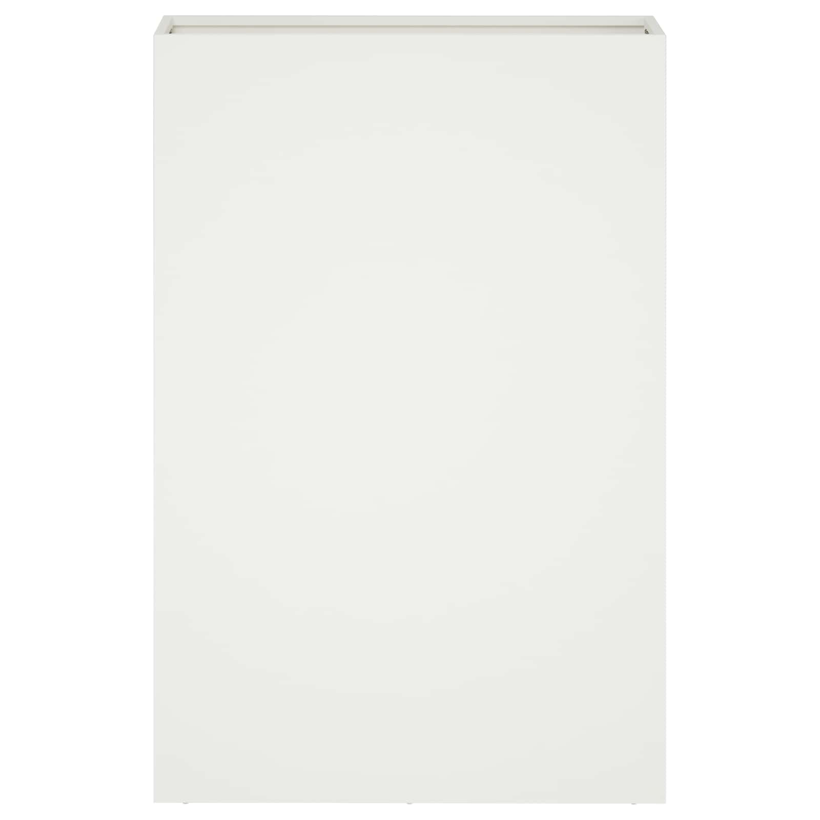 Plantenbak Wit 40 x 20 x 75 cm Koudgewalst staal
