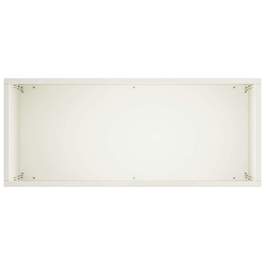Plantenbak Wit 40 x 20 x 75 cm Koudgewalst staal