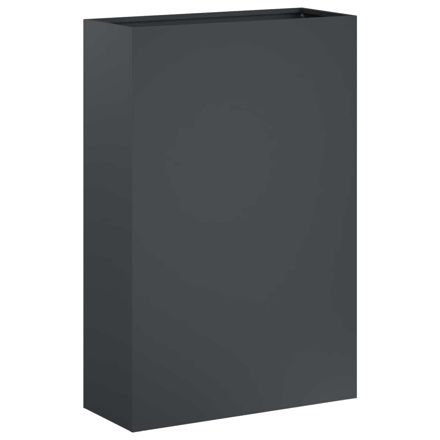 Plantenbak 2 st Antraciet 40 x 20 x 75 cm Koudgewalst staal