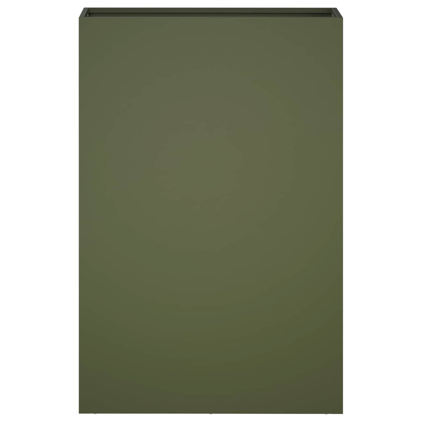 Plantenbak Olijfgroen 40 x 20 x 75 cm Koudgewalst staal