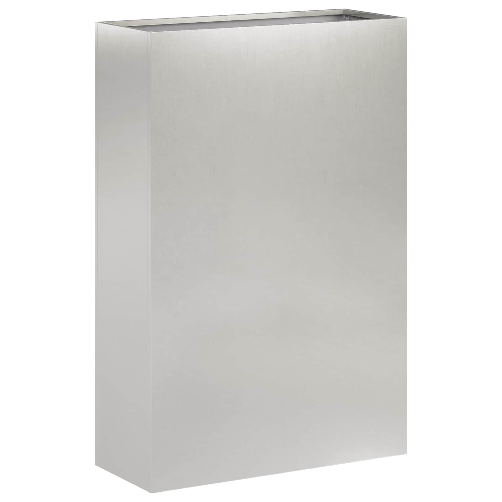 Plantenbak zilver 40 x 20 x 75 cm Roestvrij staal