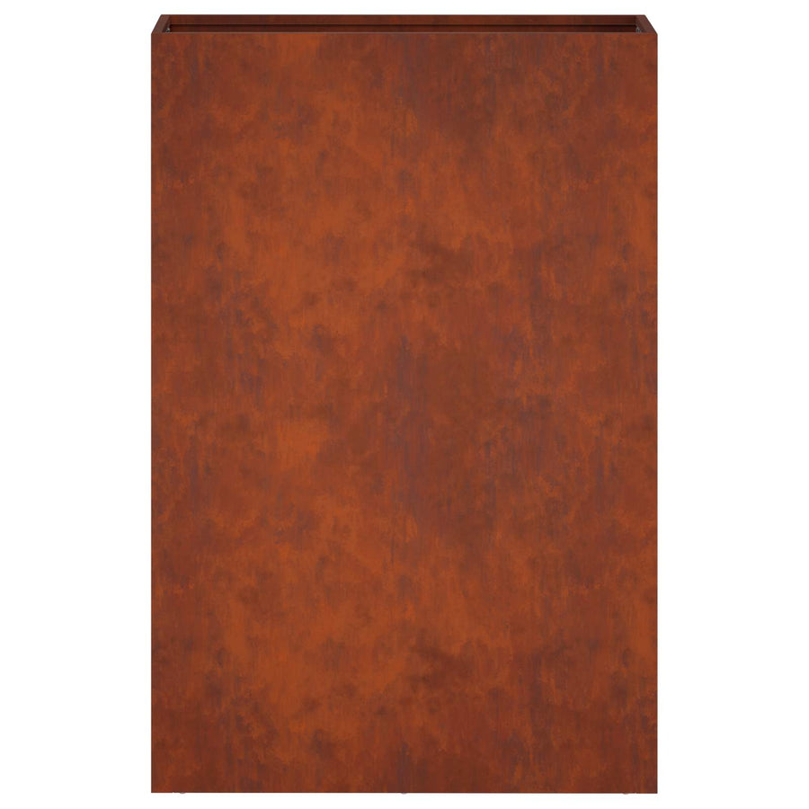 Plantenbak Roestkleurig 40 x 20 x 75 cm weervast staal