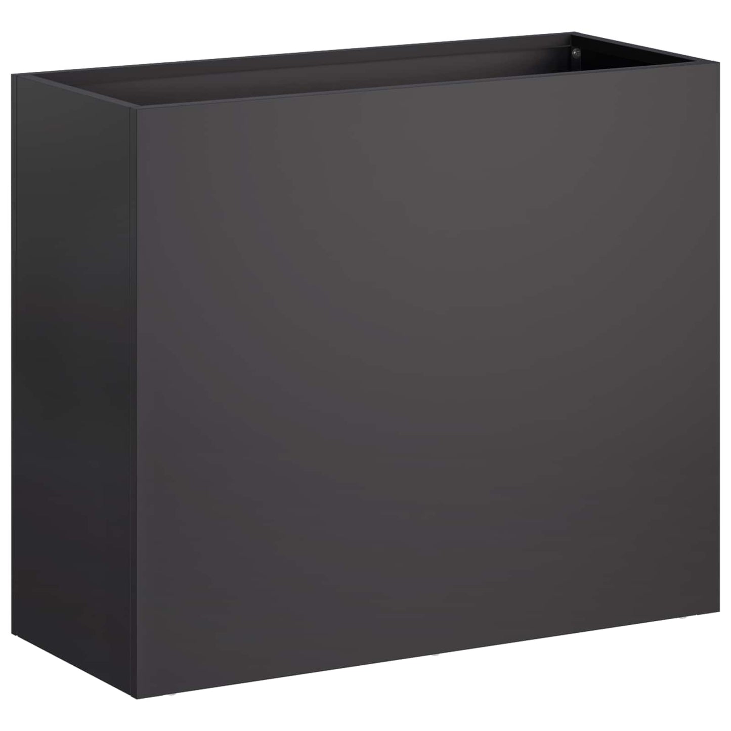 Plantenbak Zwart 50 x 20 x 40 cm Koudgewalst staal