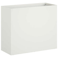Plantenbak Wit 50 x 20 x 40 cm Koudgewalst staal