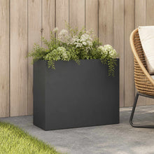 Plantenbak Antraciet 50 x 20 x 40 cm Koudgewalst staal