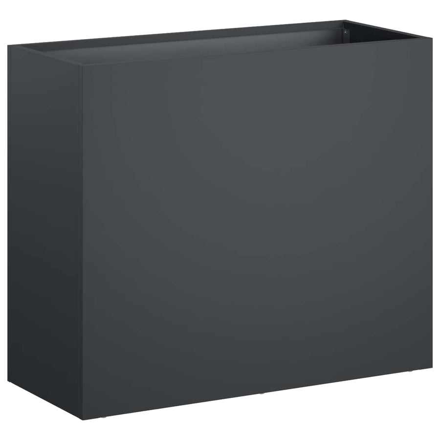 Plantenbak Antraciet 50 x 20 x 40 cm Koudgewalst staal