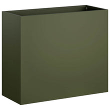 Plantenbak Olijfgroen 50 x 20 x 40 cm Koudgewalst staal