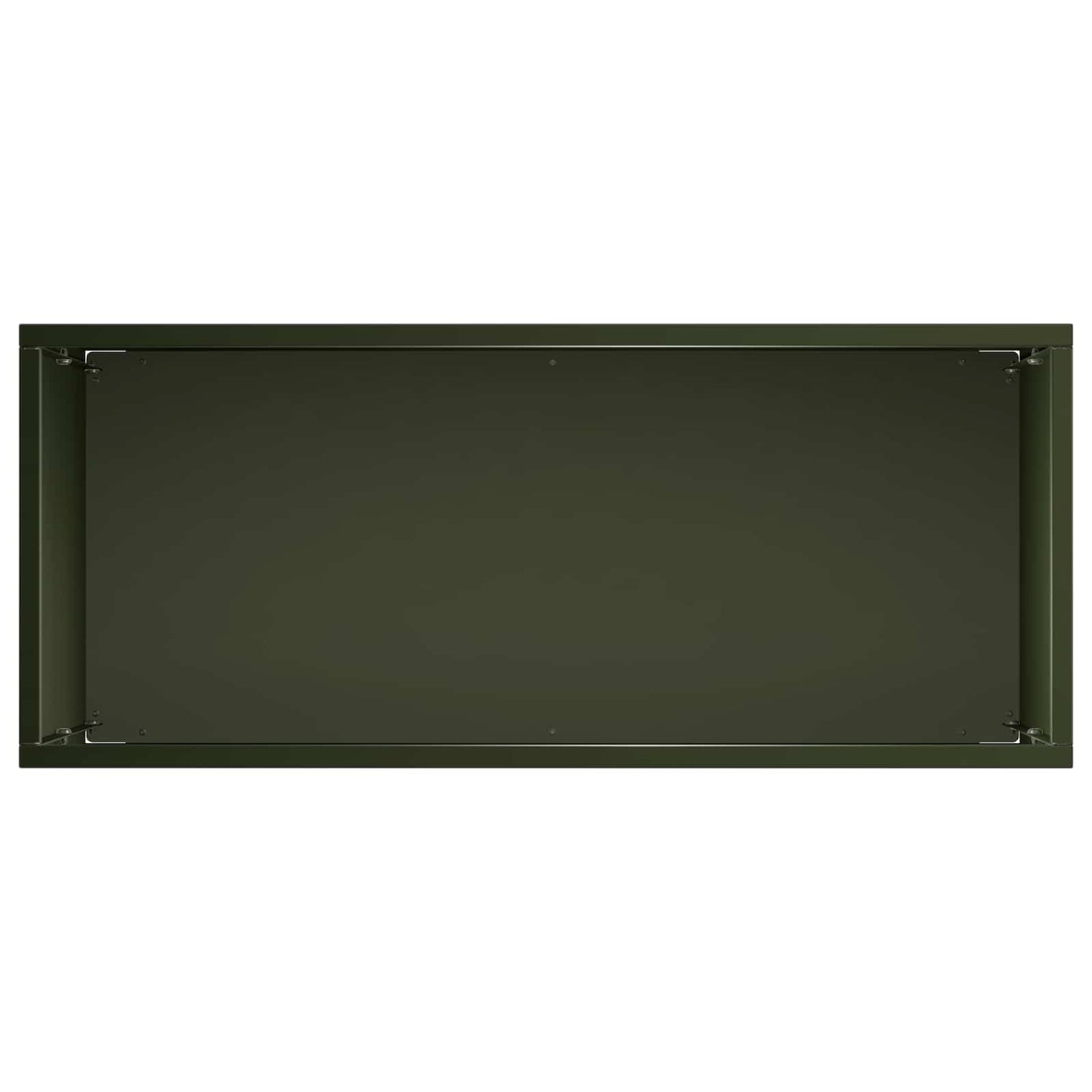Plantenbak Olijfgroen 50 x 20 x 40 cm Koudgewalst staal