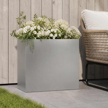 Plantenbak zilver 50 x 20 x 40 cm Roestvrij staal