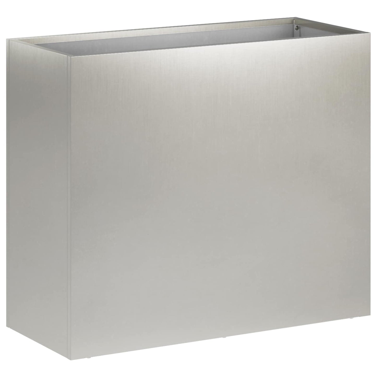 Plantenbak zilver 50 x 20 x 40 cm Roestvrij staal