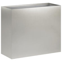 Plantenbak zilver 50 x 20 x 40 cm Roestvrij staal