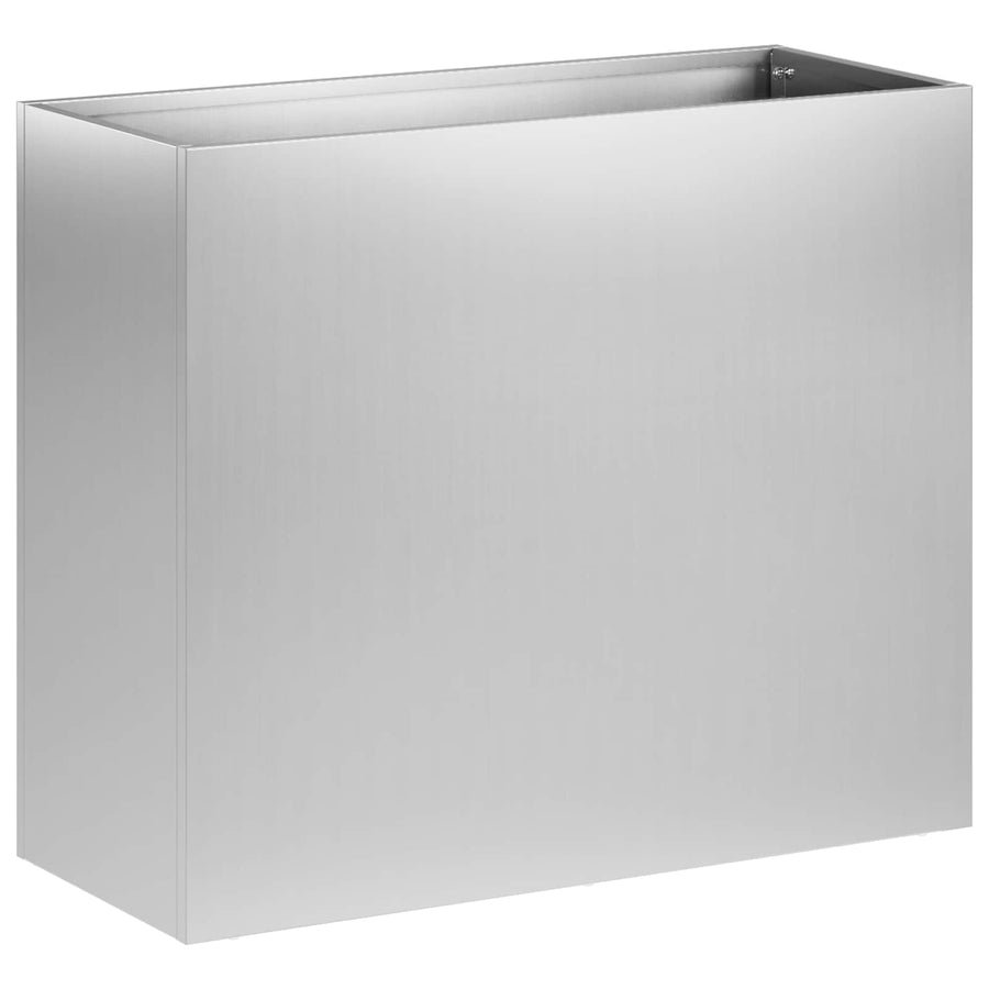 Plantenbak zilver 50 x 20 x 40 cm Gegalvaniseerd staal
