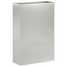 Plantenbak zilver 50 x 20 x 75 cm Roestvrij staal