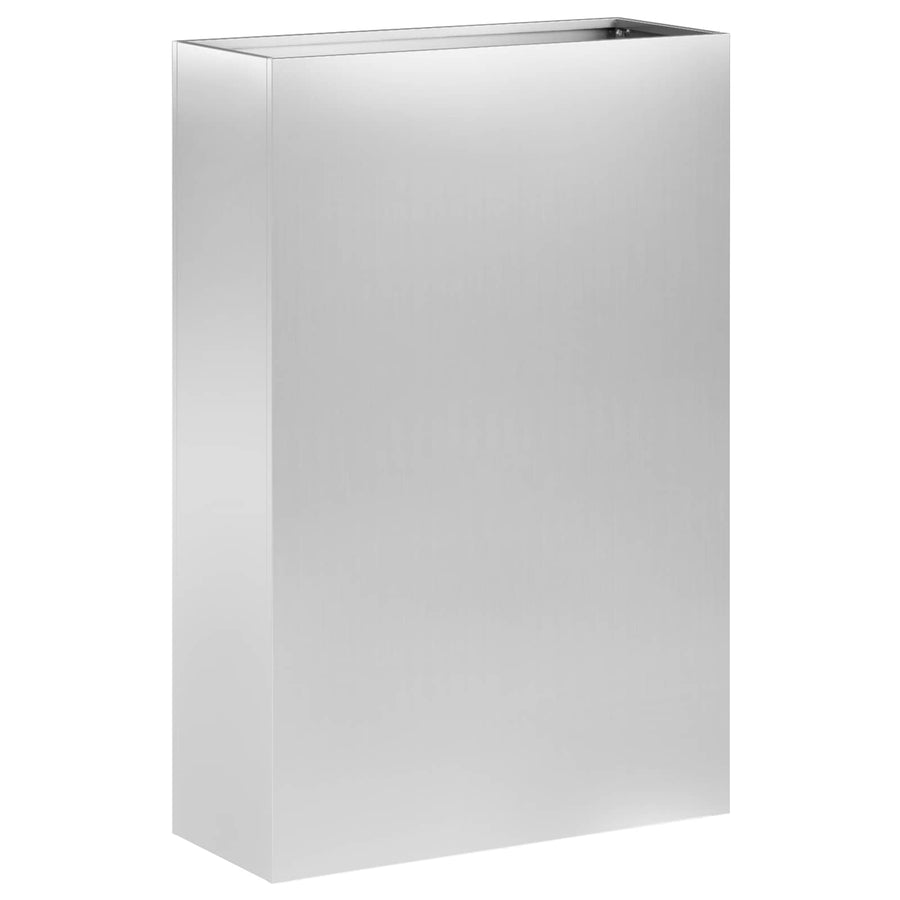 Plantenbak zilver 50 x 20 x 75 cm Gegalvaniseerd staal