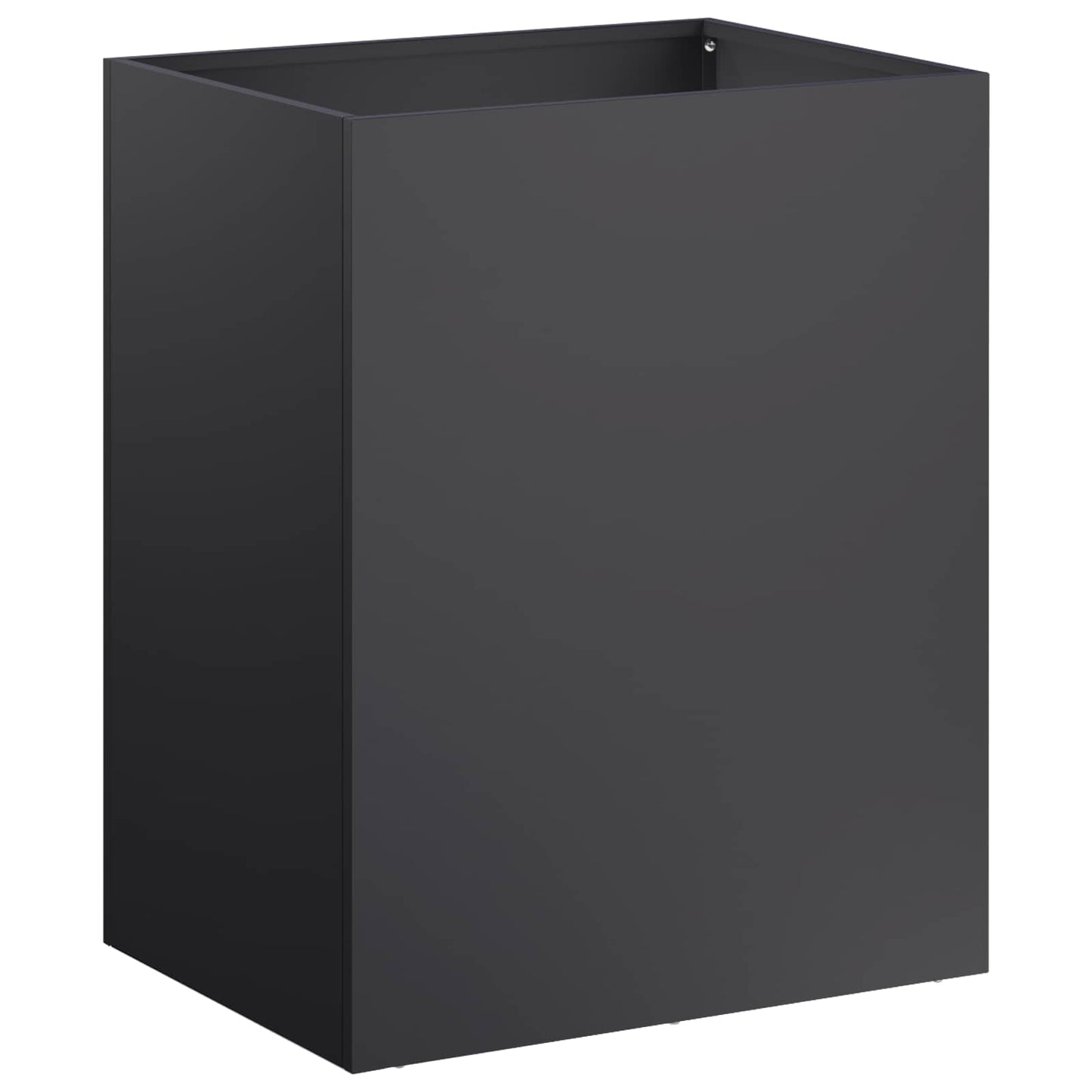 Plantenbak 2 st Zwart 40 x 30 x 40 cm Koudgewalst staal
