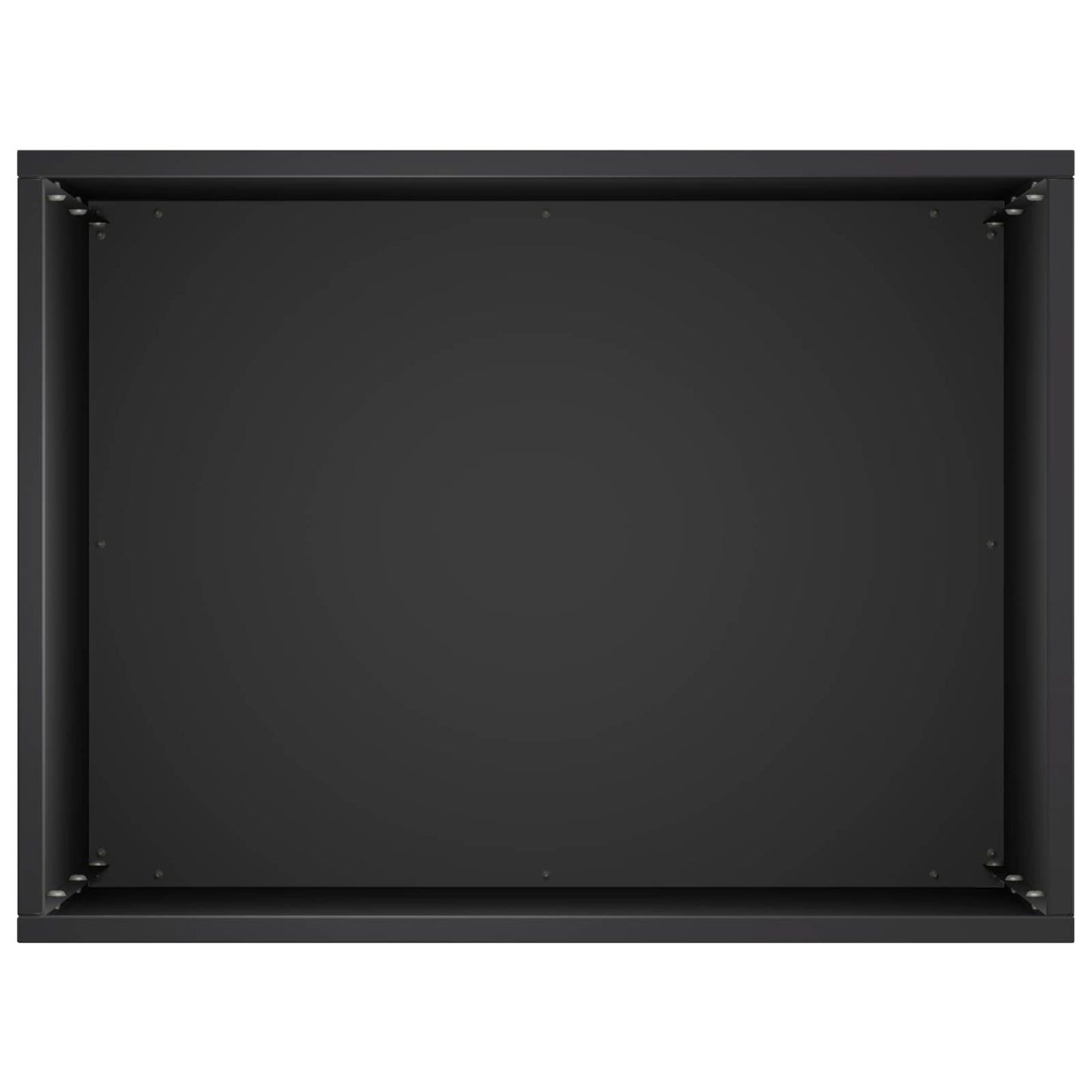 Plantenbak 2 st Zwart 40 x 30 x 40 cm Koudgewalst staal