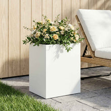 Plantenbak Wit 40 x 30 x 40 cm Koudgewalst staal