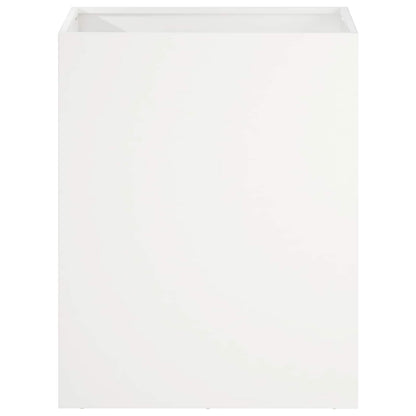 Plantenbak Wit 40 x 30 x 40 cm Koudgewalst staal