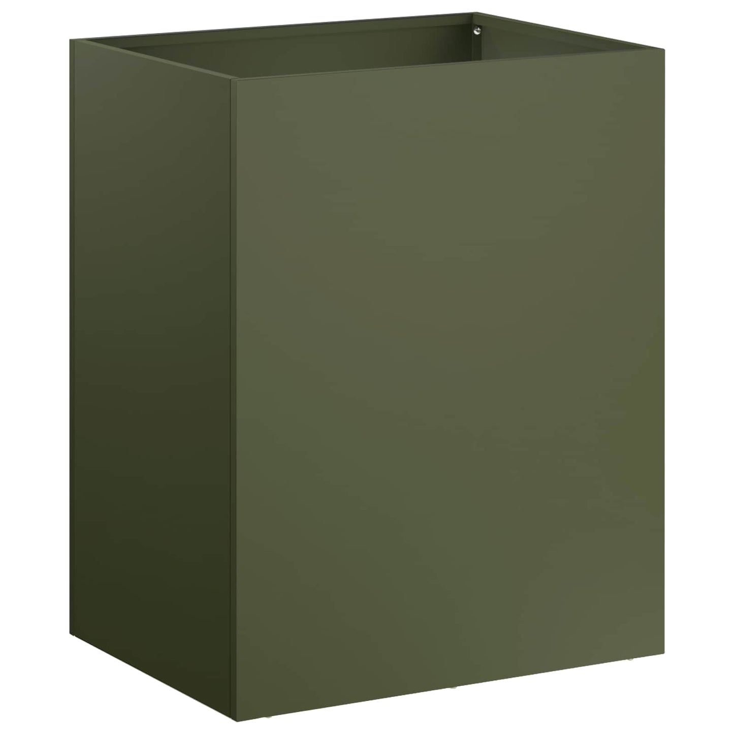 Plantenbak Olijfgroen 40 x 30 x 40 cm Koudgewalst staal