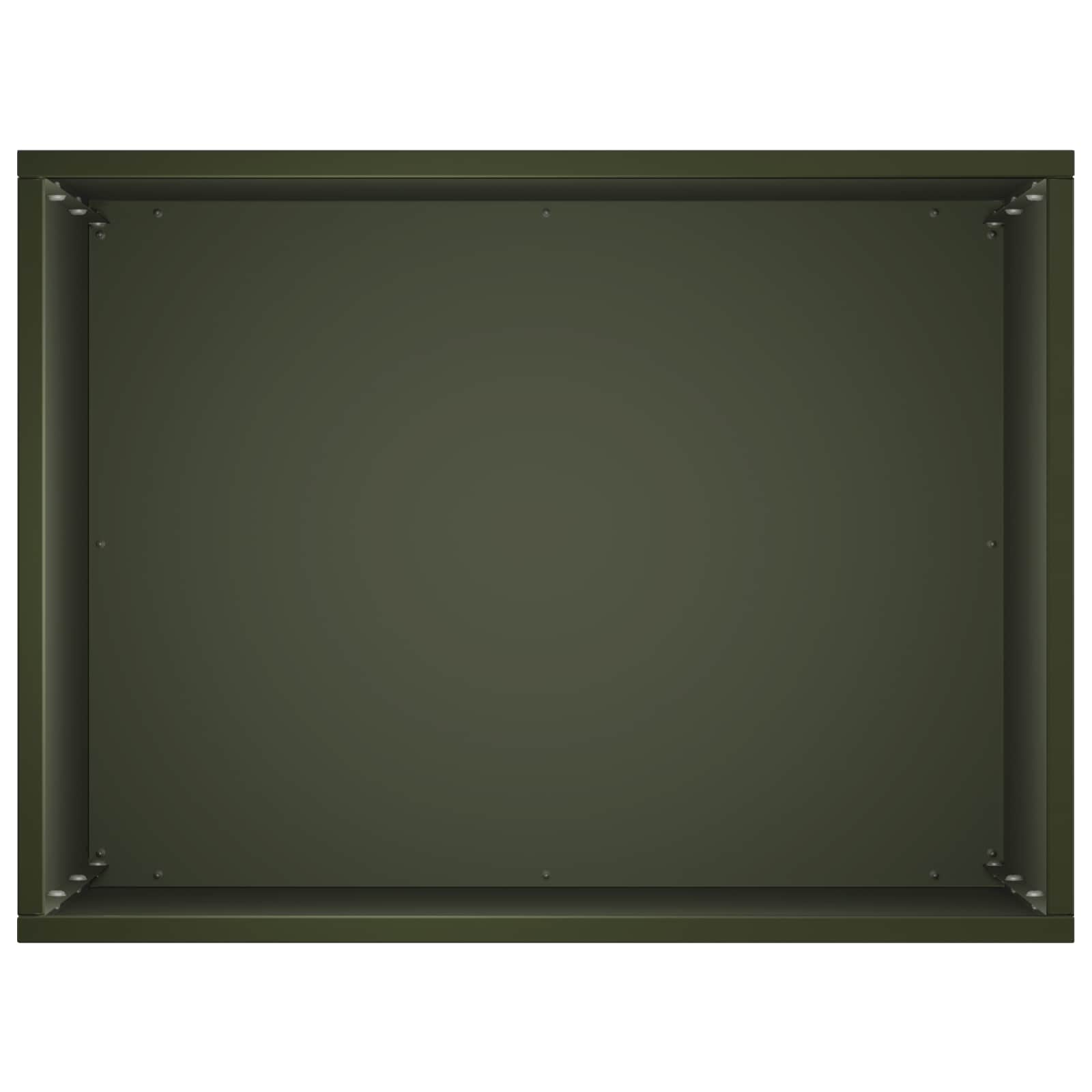 Plantenbak Olijfgroen 40 x 30 x 40 cm Koudgewalst staal