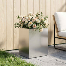 Plantenbak zilver 40 x 30 x 40 cm Roestvrij staal