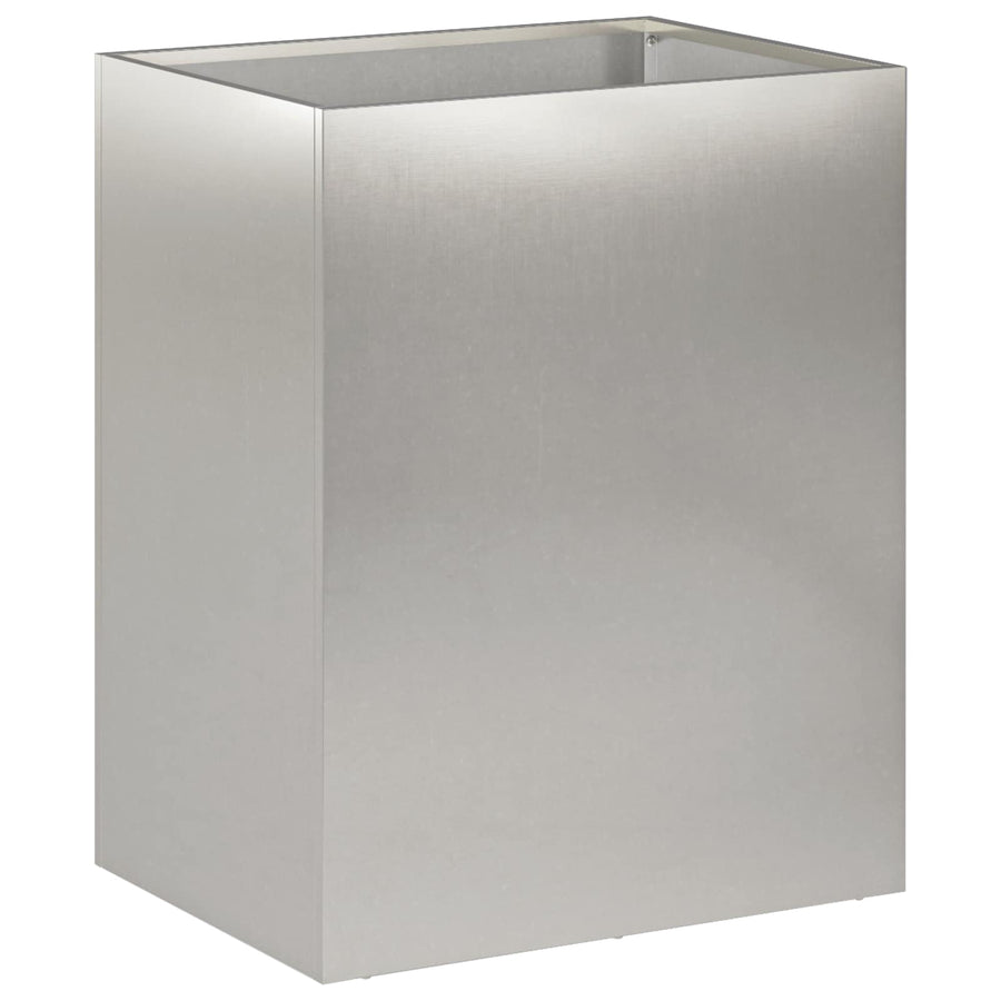 Plantenbak zilver 40 x 30 x 40 cm Roestvrij staal