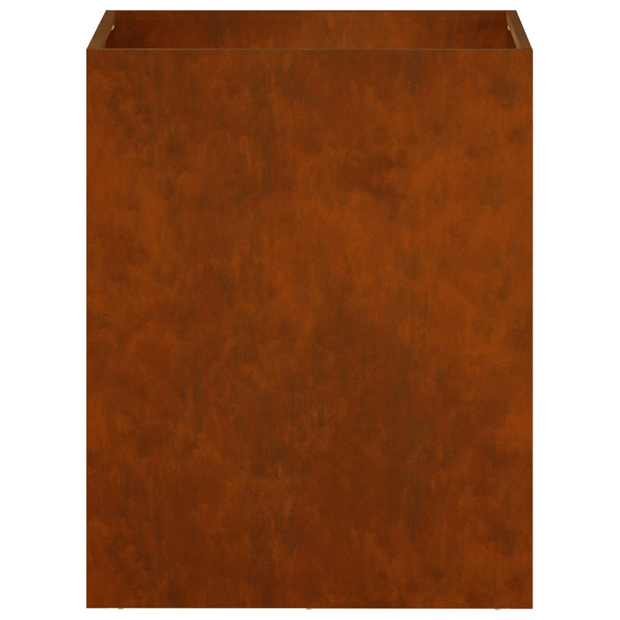 Plantenbak Roestkleurig 40 x 30 x 40 cm weervast staal