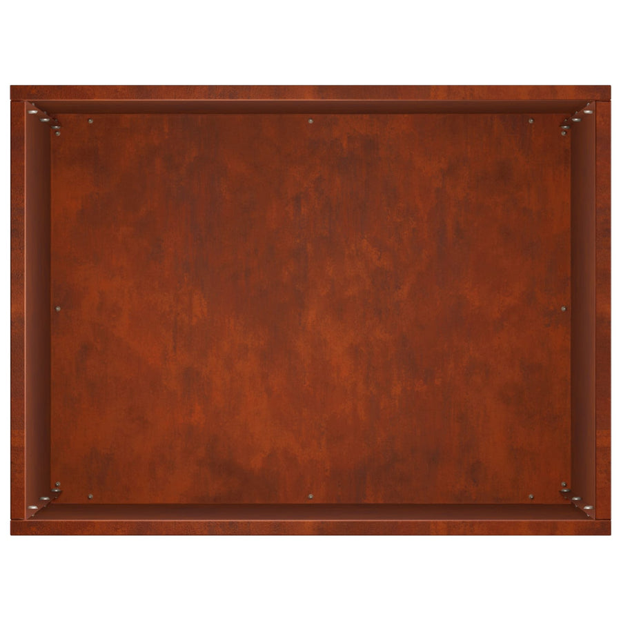 Plantenbak Roestkleurig 40 x 30 x 40 cm weervast staal
